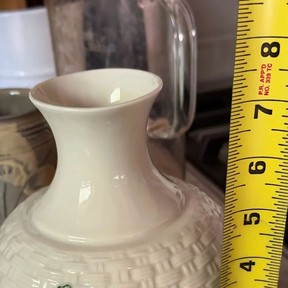 Belleek  Irish porcelain shamrock vase